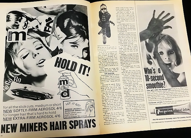 honey 1965 UK 英国 レア 希少 10代 女性 少女 ファッション雑誌 洋書