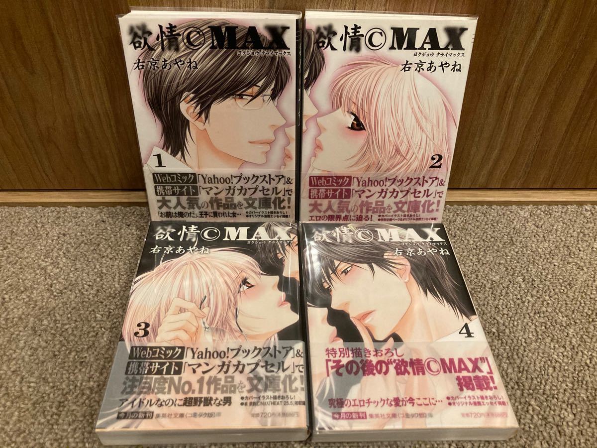 Paypayフリマ 右京あやね 欲情cmax 全4巻 Paypayフリマ 右京あやね 欲情cmax 全4巻