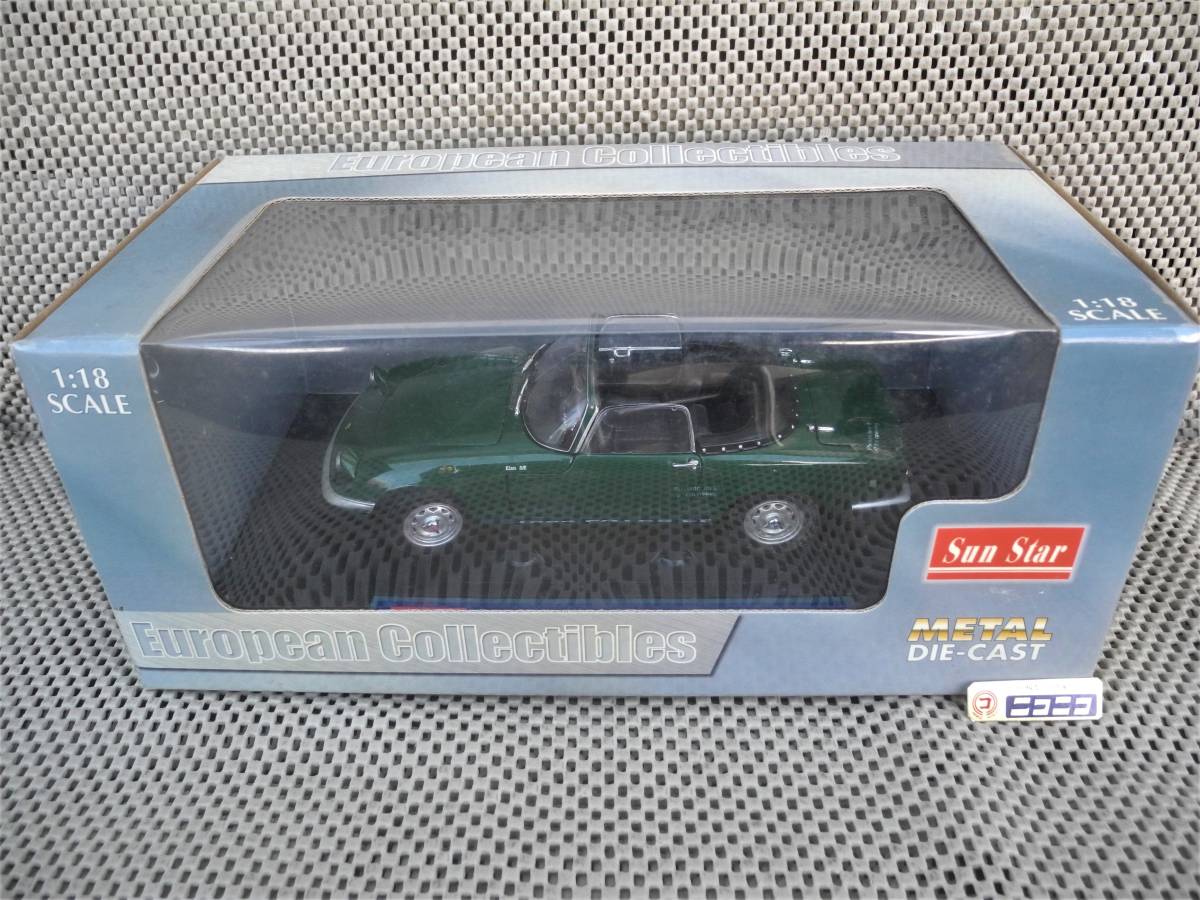  rare *1/18*1966 Lotus Elan S3 open convertible green : new goods unopened, Sunstar made #4053: