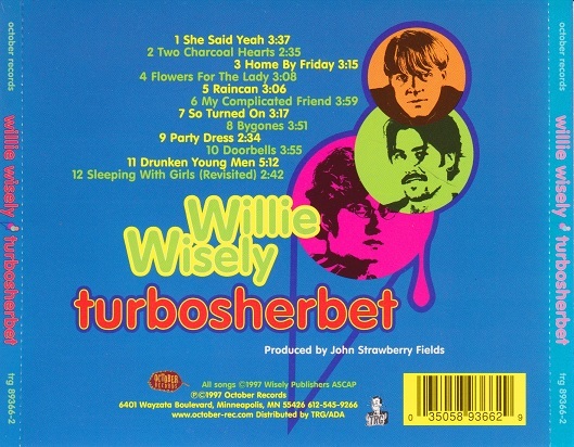 Willie Wisely / Turbosherbet (輸入盤CD) October Records