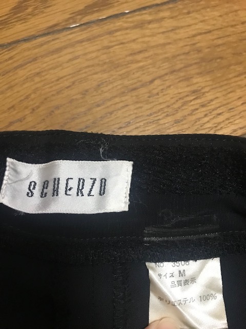 【SCHERZO・レディース・パンツ・ドレス・ブラック・古着・美品】_画像5