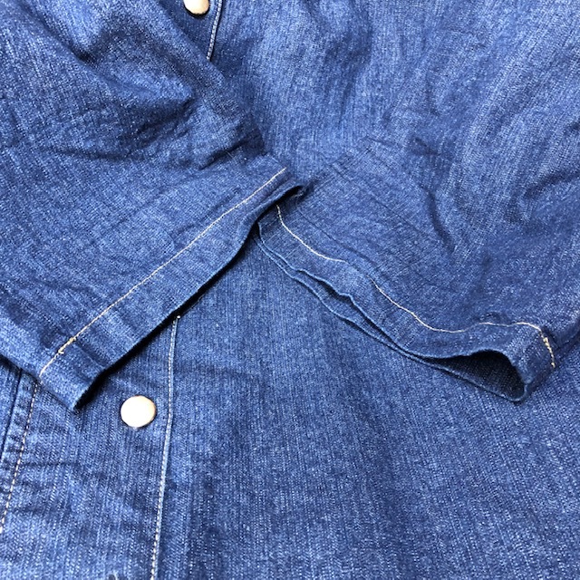 ヤフオク! - 米買付 90s~ ビッグサイズ ライトデニムオーバーシャツ...