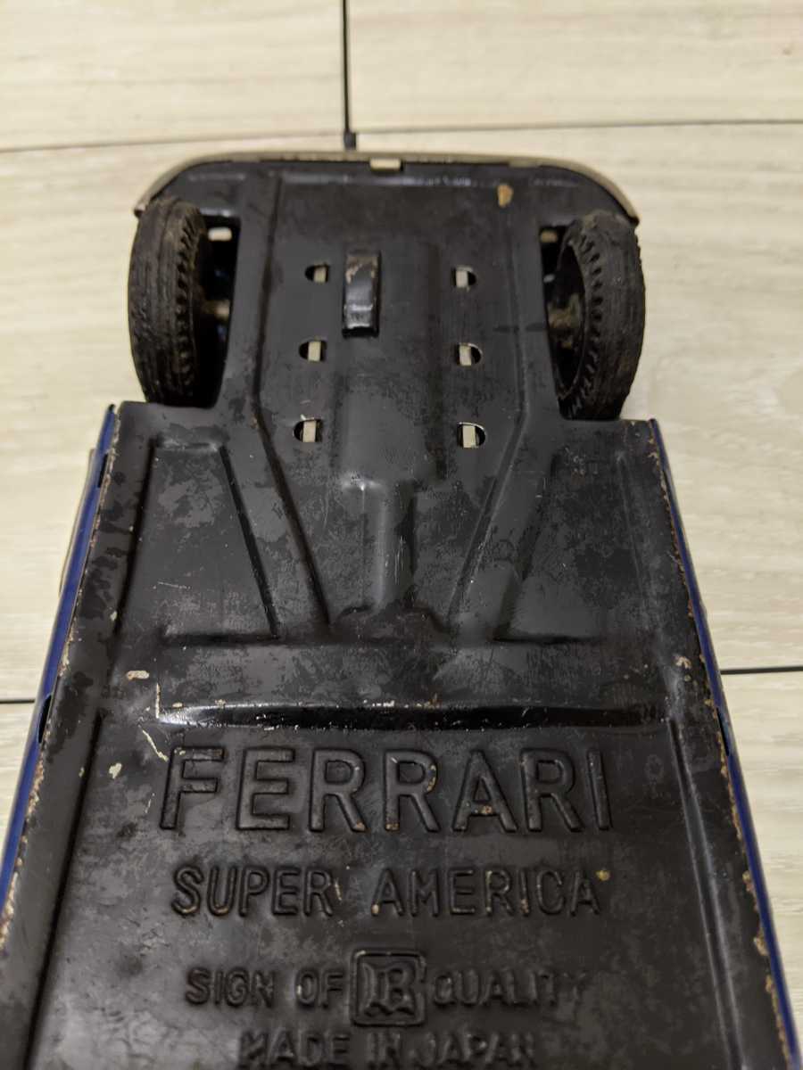 レア 当時物 ブリキ自動車 FERRARI フェラーリ スーパーアメリカ レア 当時物 ブリキ自動車 FERRARI フェラーリ スーパーアメリカ