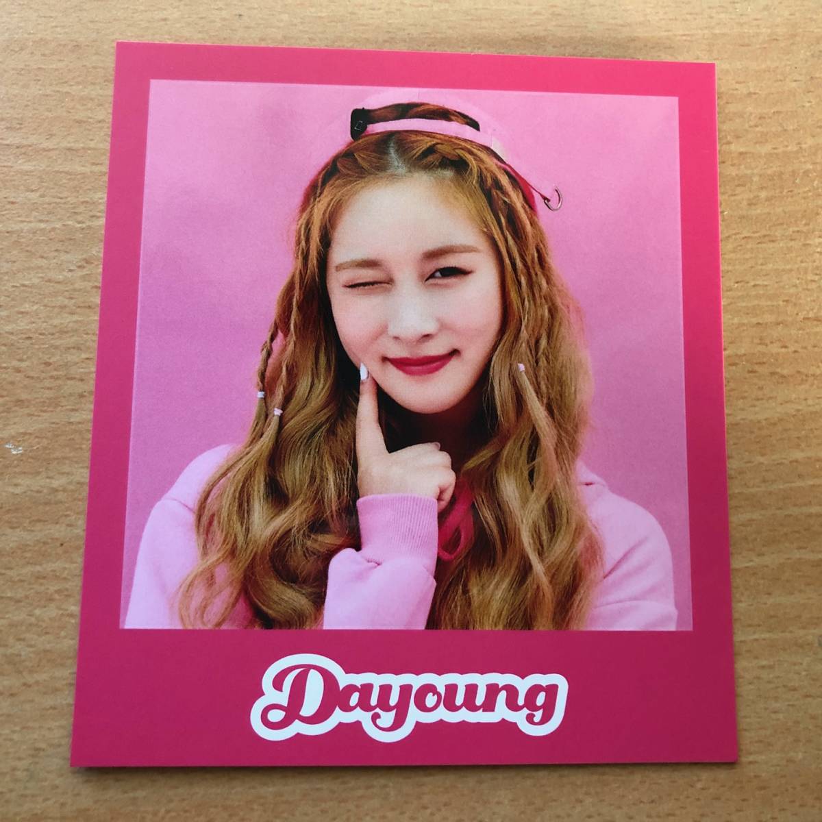 DAYOUNG（ダヨン）宇宙少女　WJSN 2021年 SEASON'S GREETINGS　公式グッズ　ポラロイド型カード　　未使用　開封のみ　K-POP_画像1