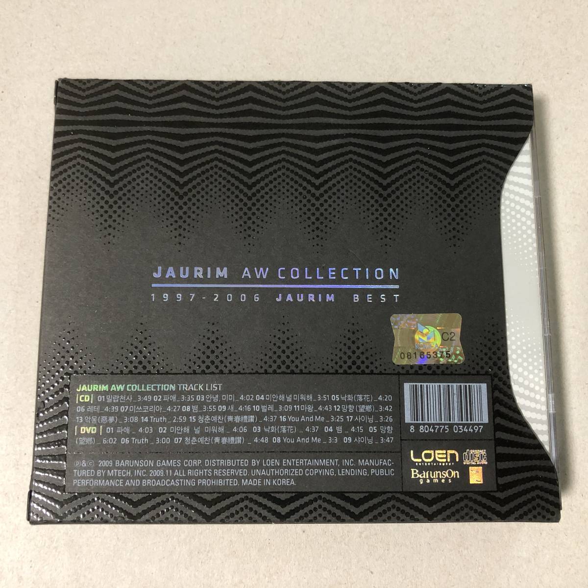 Jaurim 紫雨林 1997-2006 Best 1集 AW Collection CD＋DVD ジャウリム チャウリム キム・ユナ 韓国 ロック ポップス K-POP jum725_画像5