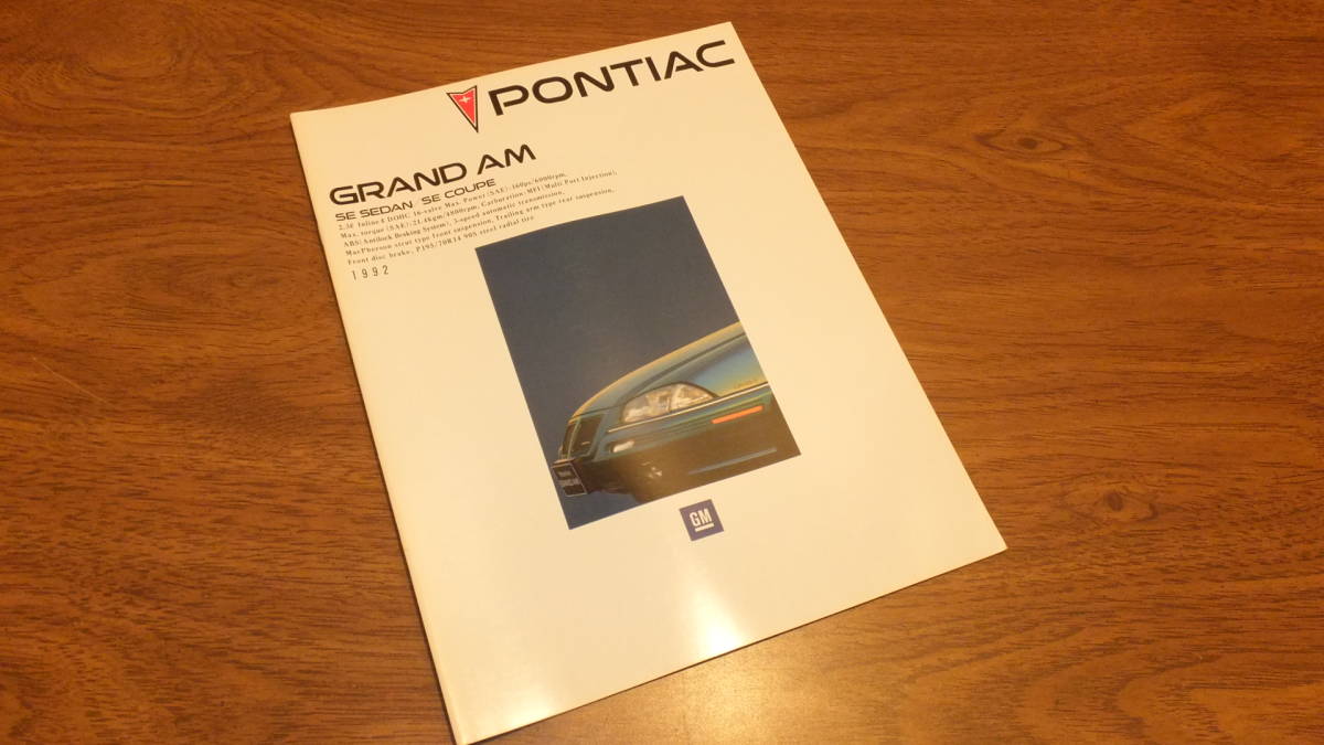 PONTIAC 送料無料カード決済可能 1992 ポンティアック グランダム 数量限定価格!! ヤナセカタログ GM YANASE AM GRAND