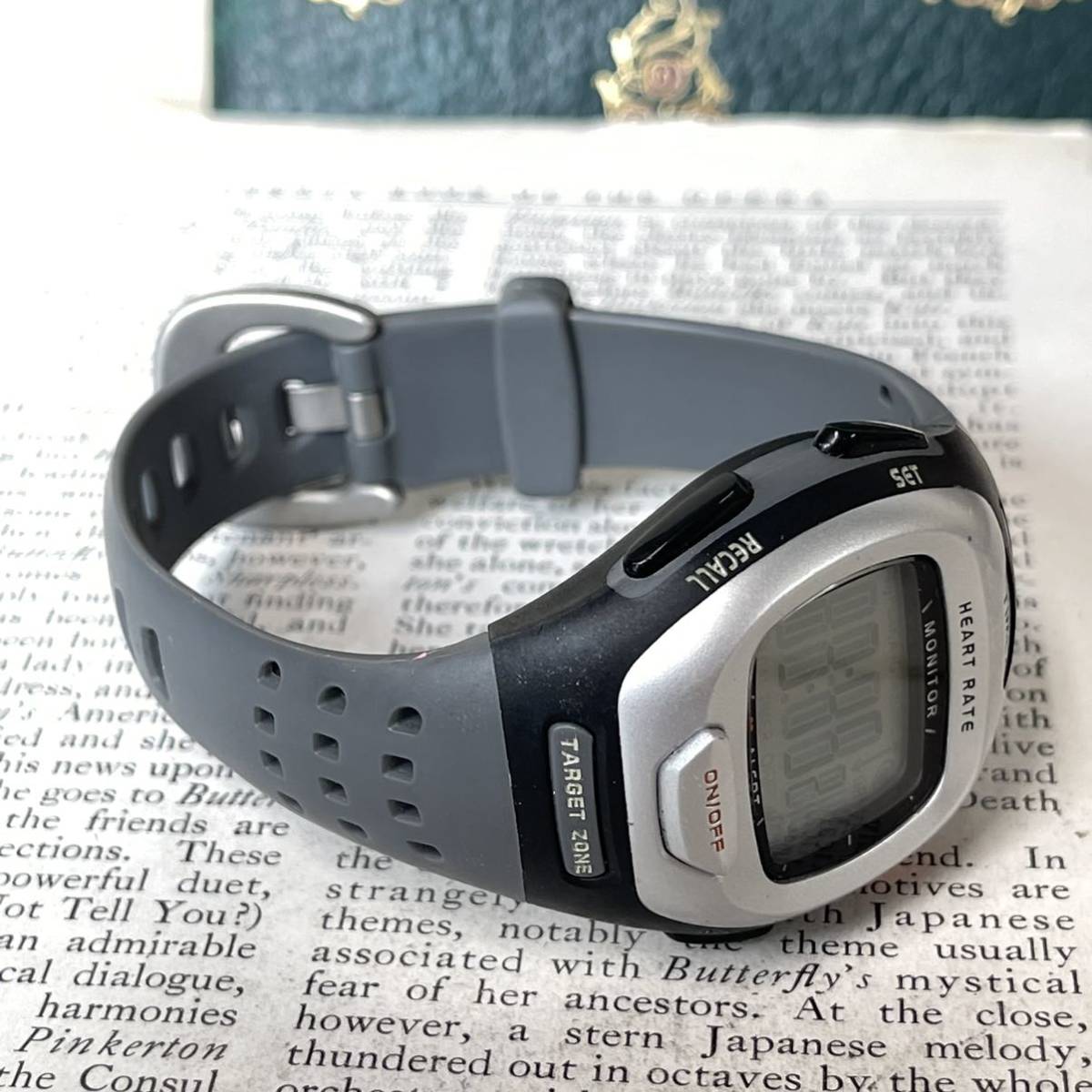TIMEX タイメックス 腕時計 ハートレートモニター 心拍計 INDIGLO デジタル 稼動品 W1823_画像5