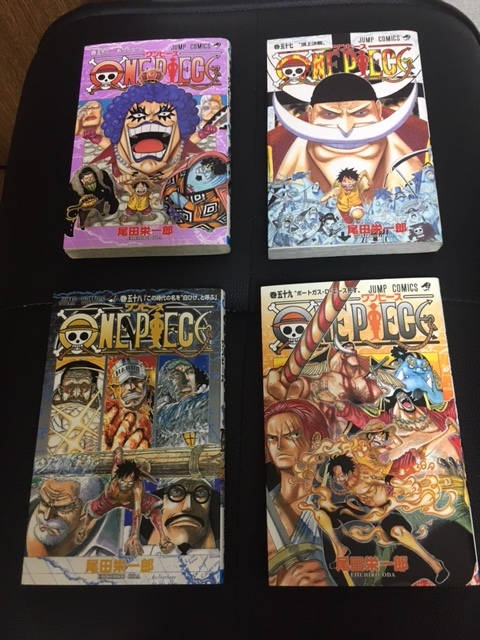 Paypayフリマ one piece ワンピース 56巻 59巻 4冊 尾田 栄一郎 junp comics 少年ジャンプ