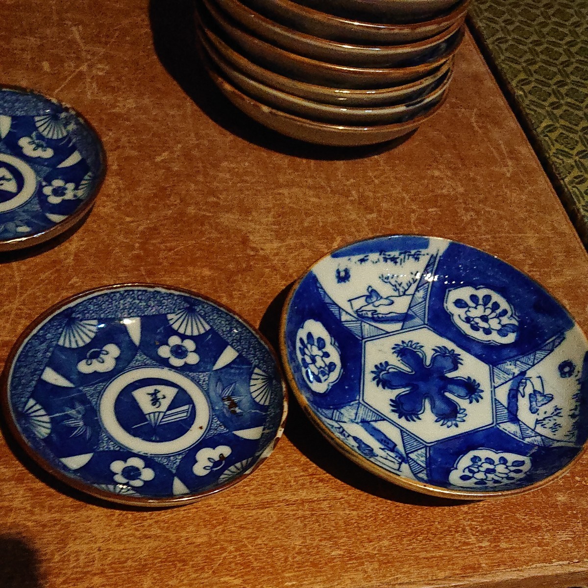 【陶器祭り】 印版皿 10枚セット  印判 