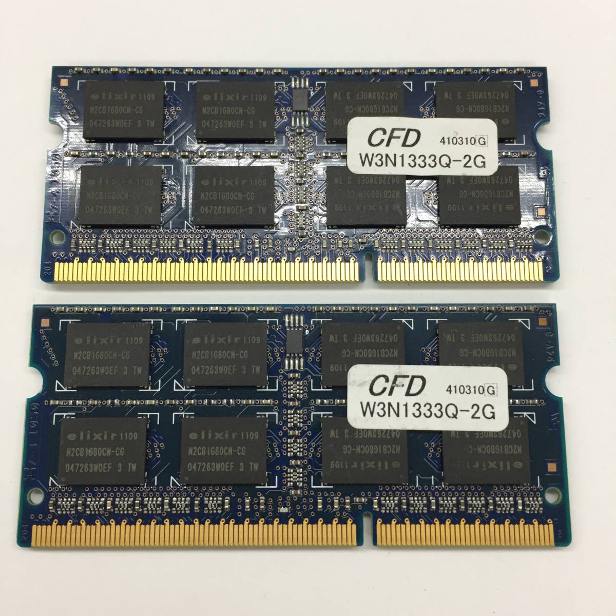 ^elixir PC3-10600S DDR3-1333 2GB×2 sheets ( total 4GB)