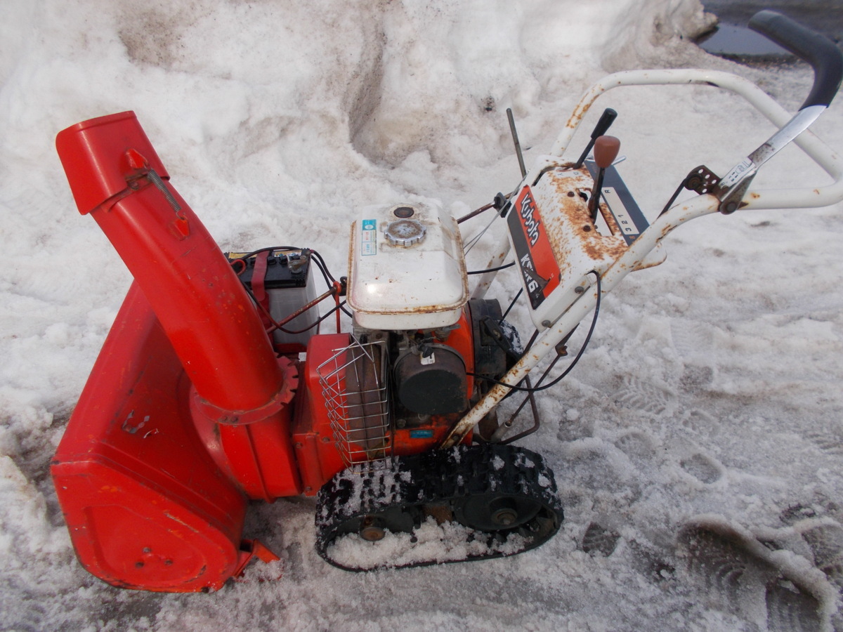 ヤフオク! - クボタ 5 8馬力 除雪機 KSR 6 操作パネル