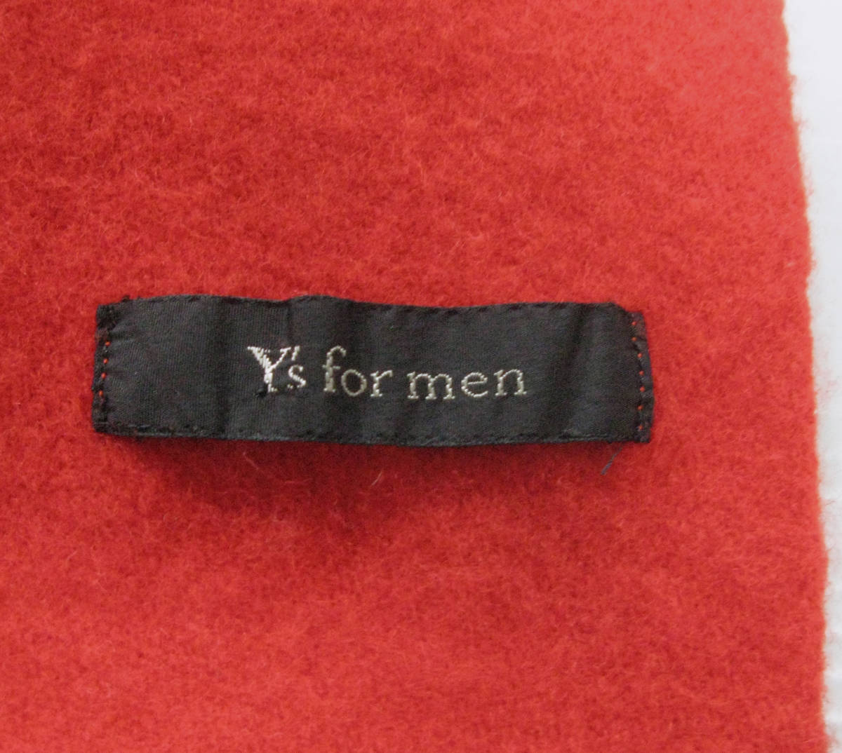 ワイズ フォーメン ヨウジヤマモト ＊ マフラー 赤 （ ニット Y's for Men Yohji Yamamoto Knit Scarf Red_画像3