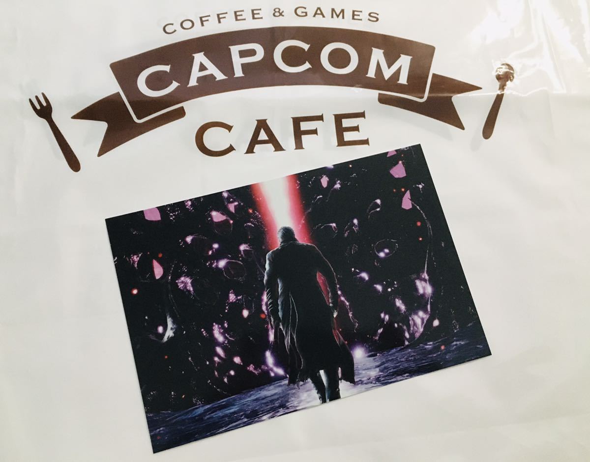 Devil May Cry 5 デビルメイクライ 5 DMC5 カプコンカフェ　CAPCOM CAFE 特典 ブロマイド風ポストカード Vergil バージル_画像1