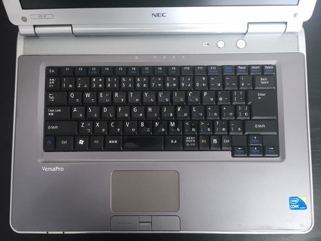 ◎中古ノートパソコン【NEC VersaPro VD-9 PC-VY24GDZ79】Win7Pro 32bit/corei5 M520 2.4Ghz ジャンク◎_画像3