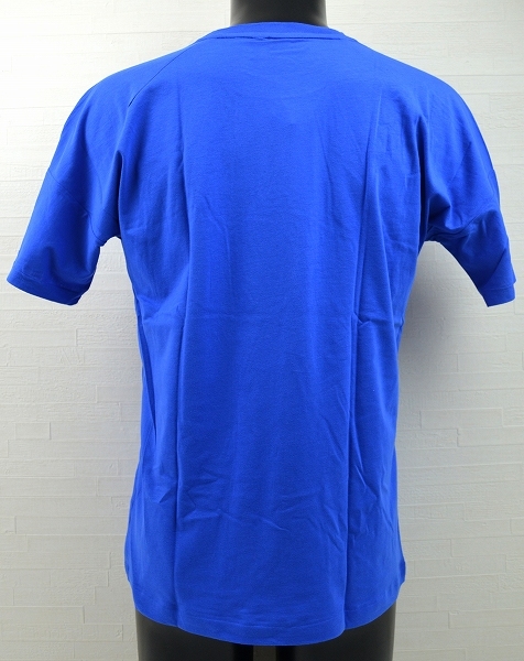 ★【adidas アディダス】3ストライプス半袖Tシャツ FL3990 BLUE Mサイズ_画像2
