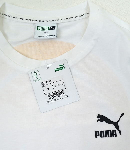 ★【puma プーマ】背中側ユニークデザイン 半袖Tシャツ 597374-52 Mサイズ_画像4