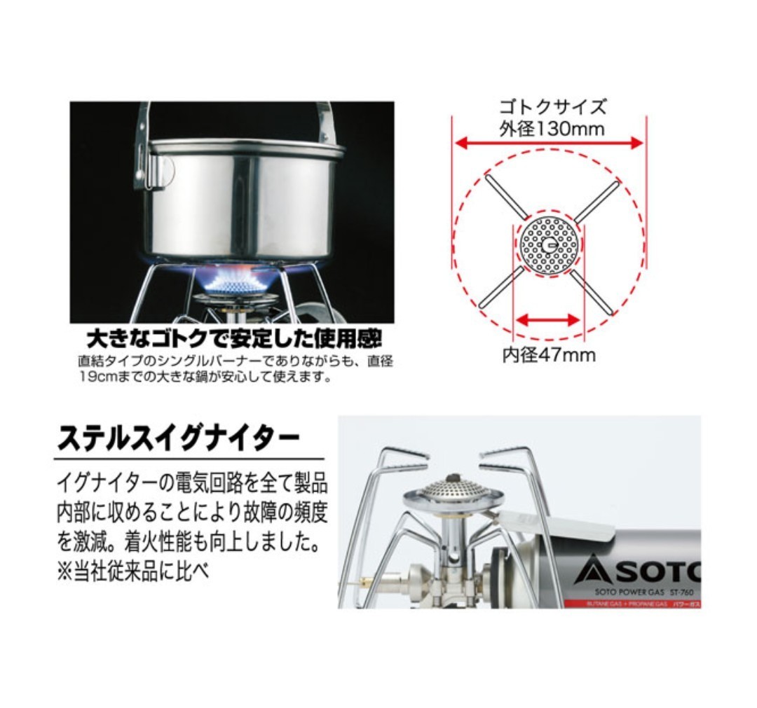 【新品・未使用】SOTO(ソト 新富士バーナー) レギュレーターストーブ ST-310