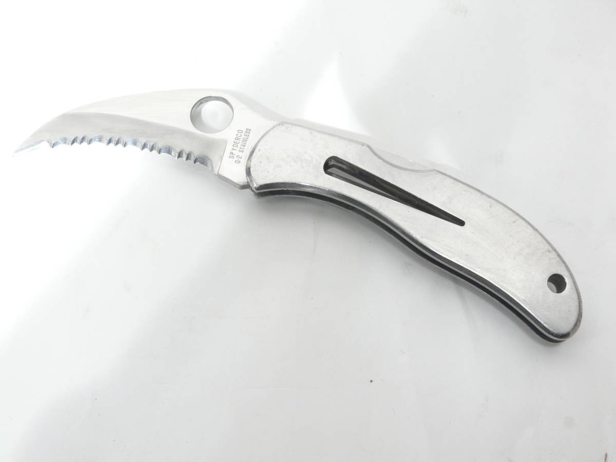 スパイダルコ SPYDERCO G2 STAINLESS SEKI-CITY ナイフ 波刃 スパイダルコ SPYDERCO G2 STAINLESS SEKI-CITY ナイフ 波刃