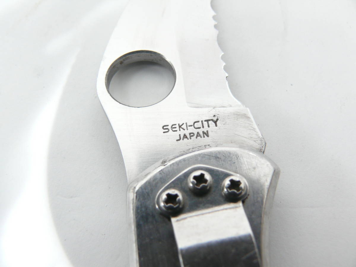 スパイダルコ SPYDERCO G2 STAINLESS SEKI-CITY ナイフ 波刃 スパイダルコ SPYDERCO G2 STAINLESS SEKI-CITY ナイフ 波刃