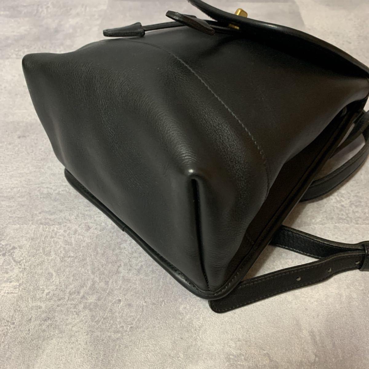 美品】オールドコーチ リュック ターンロック グラブタンレザー 美品】オールドコーチ リュック ターンロック グラブタンレザー