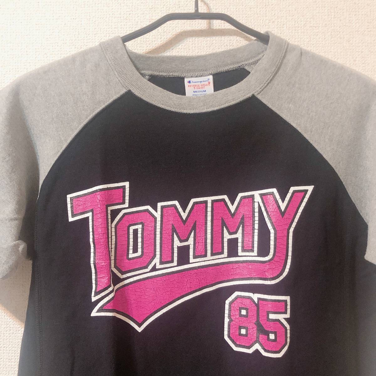 メンズ Champion チャンピオン tommy 半袖 Tシャツ Mサイズ