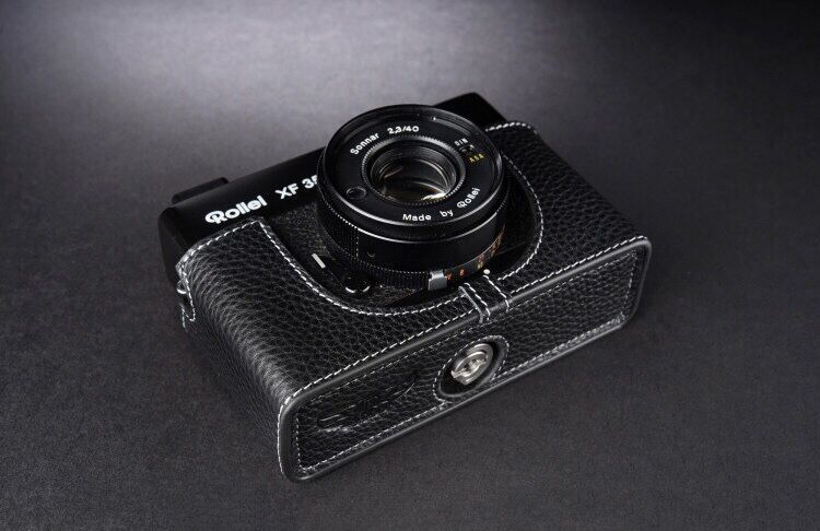 卸売 本革カメラケース Rollei ブラック VF135用 XF35/Voigtlander