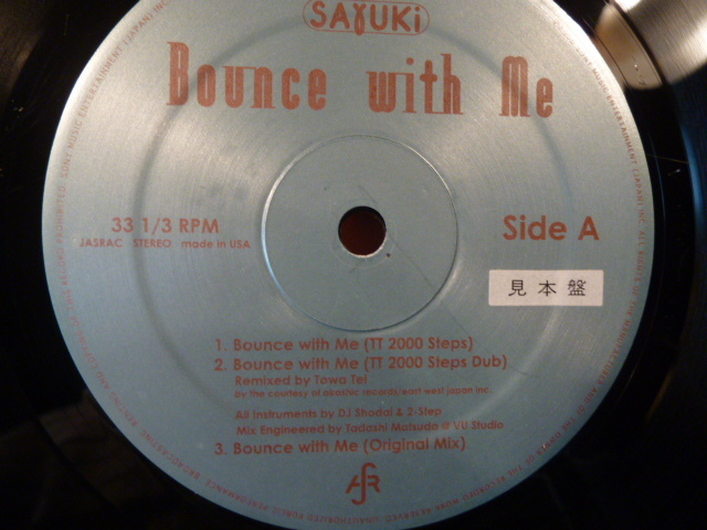  promo record *Sayuki *[Bounce with me / For the Moment] complete production limitation record 