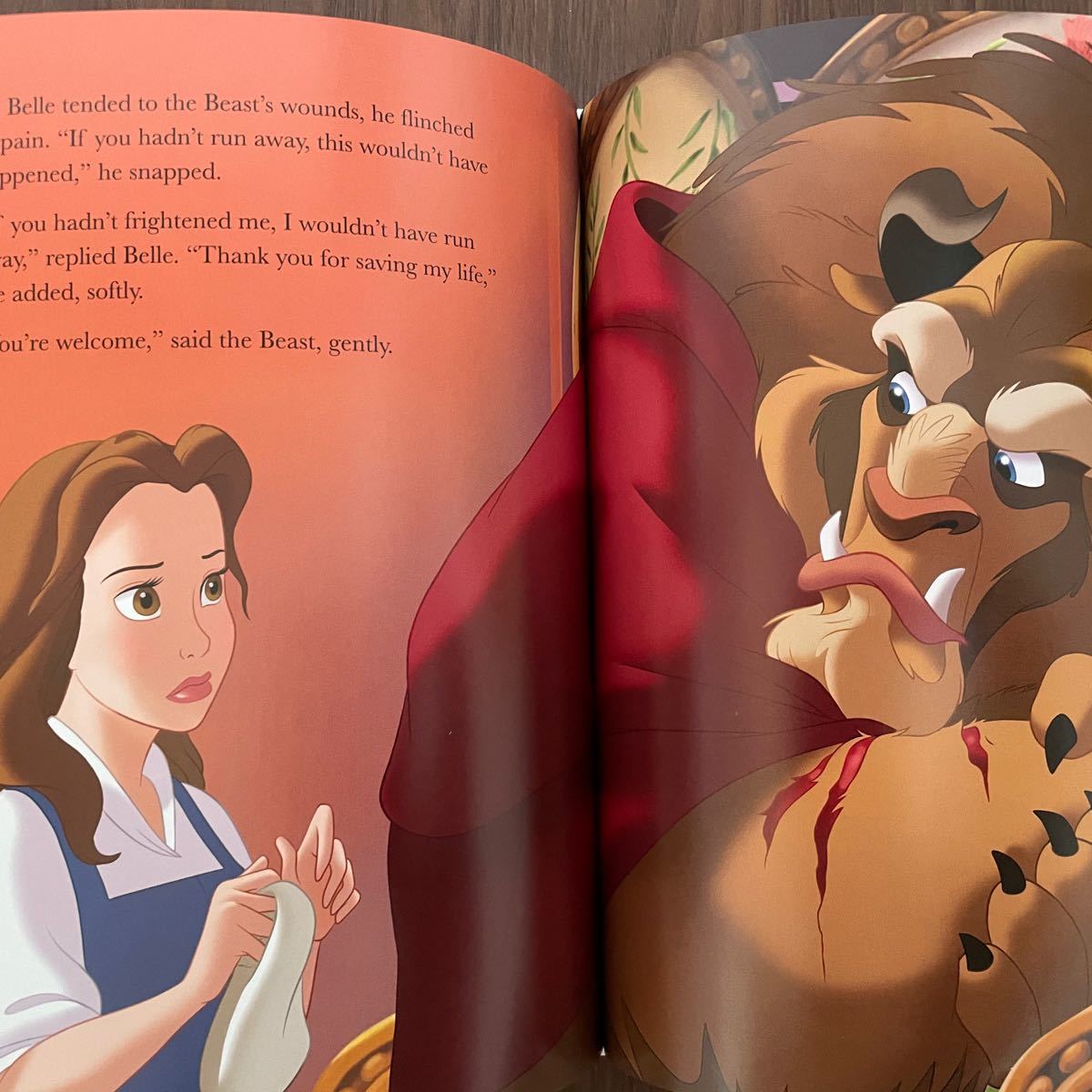 美女と野獣 絵本 Beauty and the Beast 英語 ディズニー 