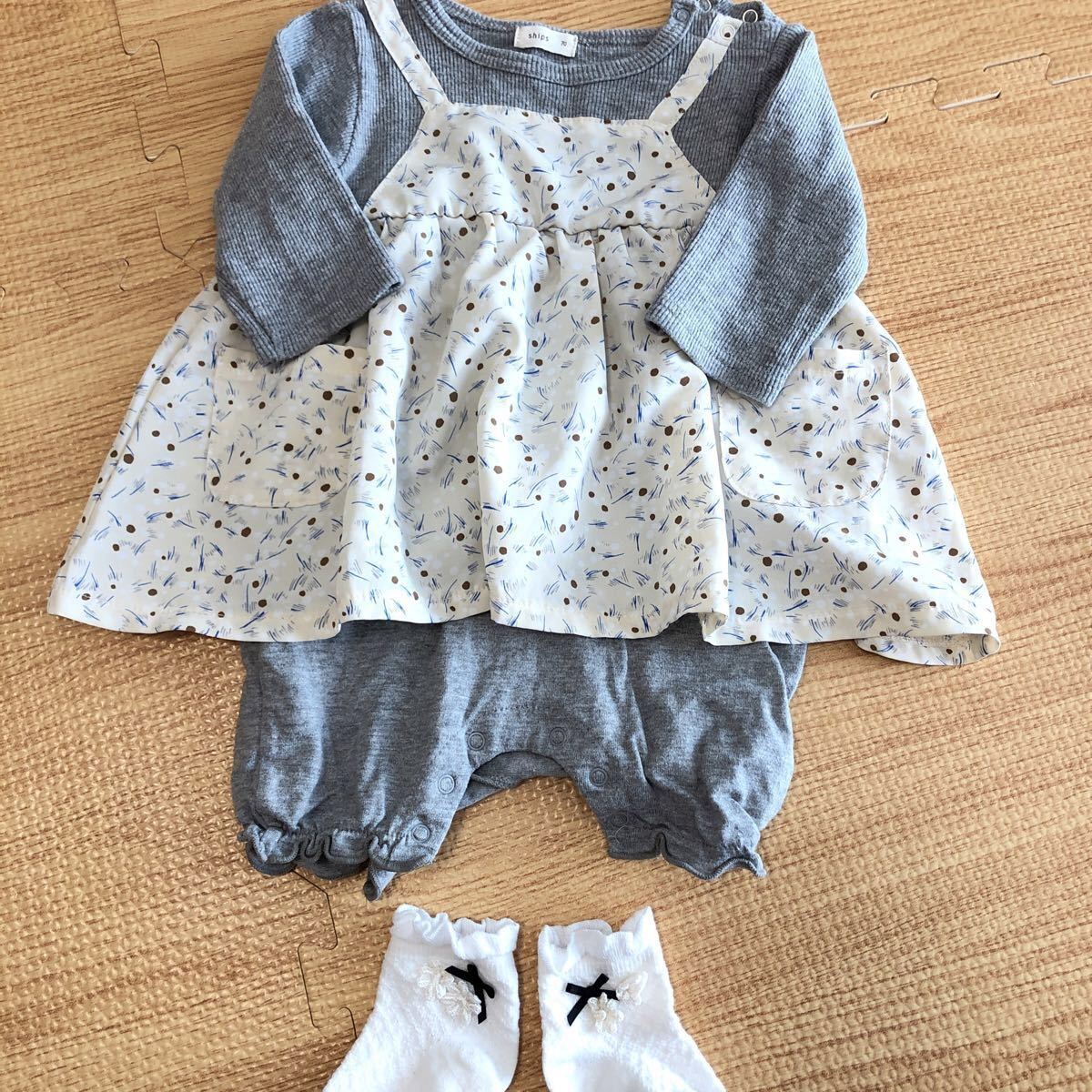 Paypayフリマ Ships ベビー ワンピース ロンパース 靴下付き Paypayフリマ Ships ベビー ワンピース ロンパース 靴下付き