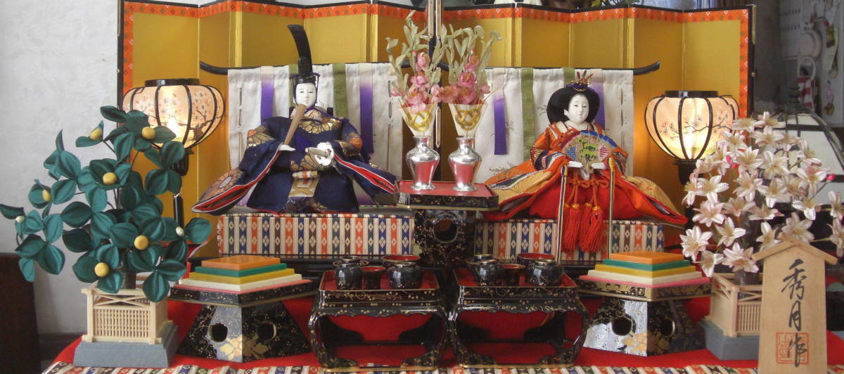 2022春の新作 日本の伝統飾り秀月作「親王飾り」フルセット時代物