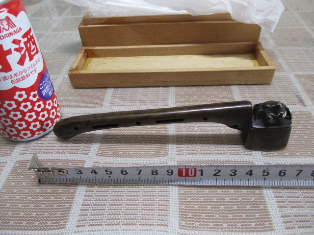 ★矢立て★カニさん装飾・仕立て★時代物★和文具★武具★装備★開閉は確りとスムーズ★矢立★筆記用具入れ★書道具★アンティーク★レトロ