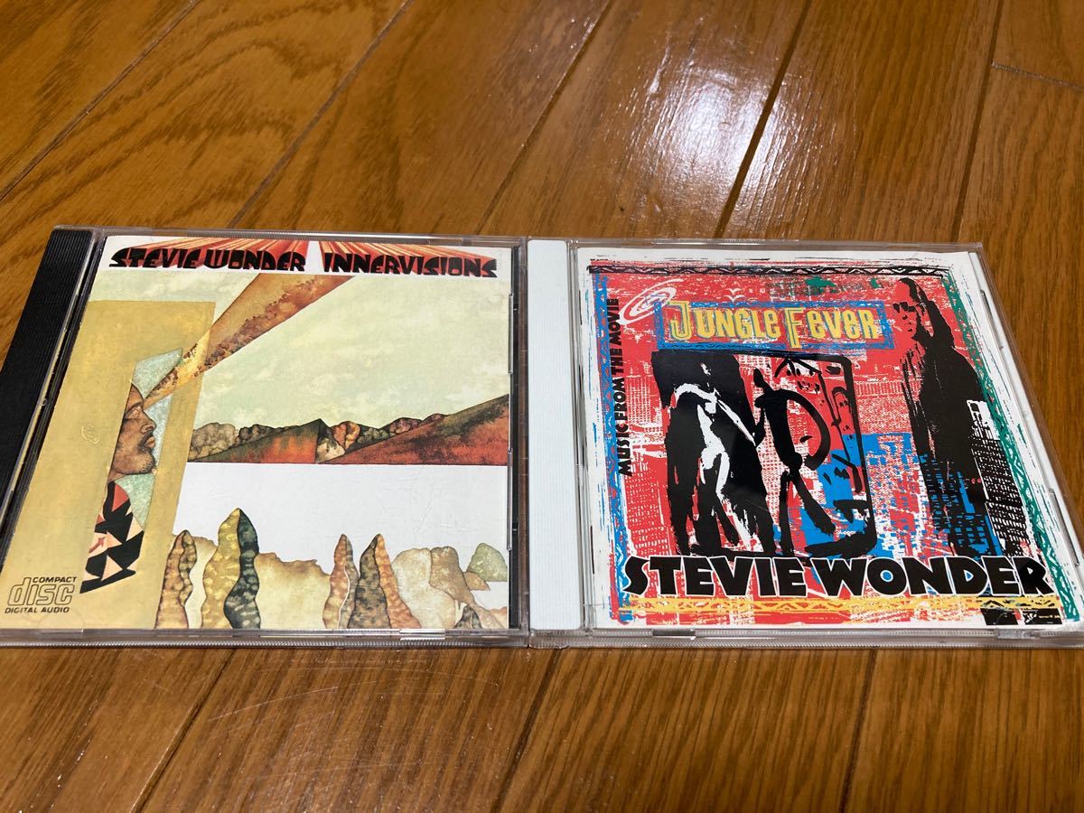 スティーヴィーワンダー CD2枚セット STEVIE WONDER まとめ売り jungle fever innervisions