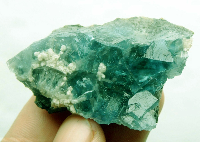 ♪【激安】天然ブルー・グリーン　Cubicフローライト母岩付き原石　44g_画像4