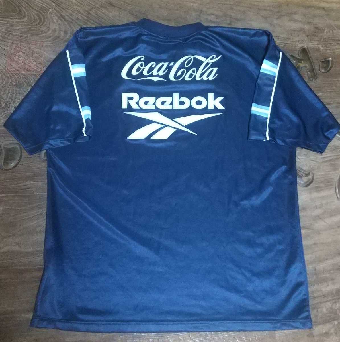 値下交渉 1999-2000 アルゼンチン代表 トレーニングシャツ Coca-Cola/コカコーラ Reebok 検) ARGENTINA FIFA WORLD CUP ワールドカップ Y2K