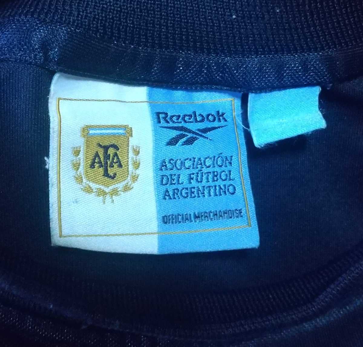 1999-2000 アルゼンチン代表 トレーニングシャツ Coca-Cola/コカコーラ Reebok 検)ARGENTINA FIFA WORLD  CUP ワールドカップ