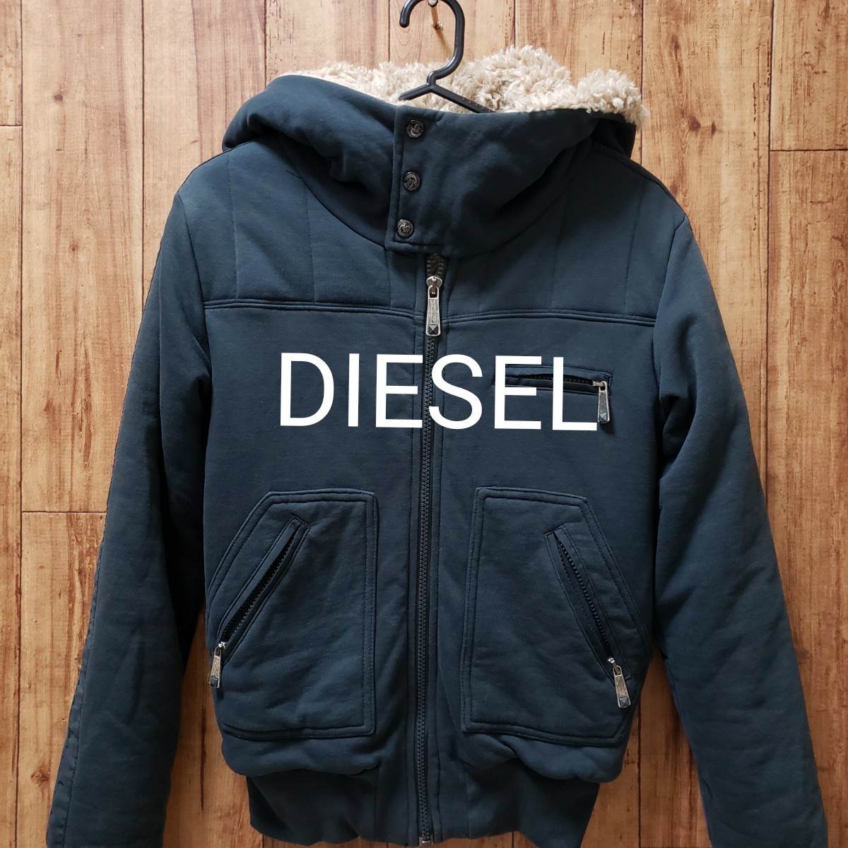 DIESEL ディーゼル ジップアップパーカー ボアパーカー