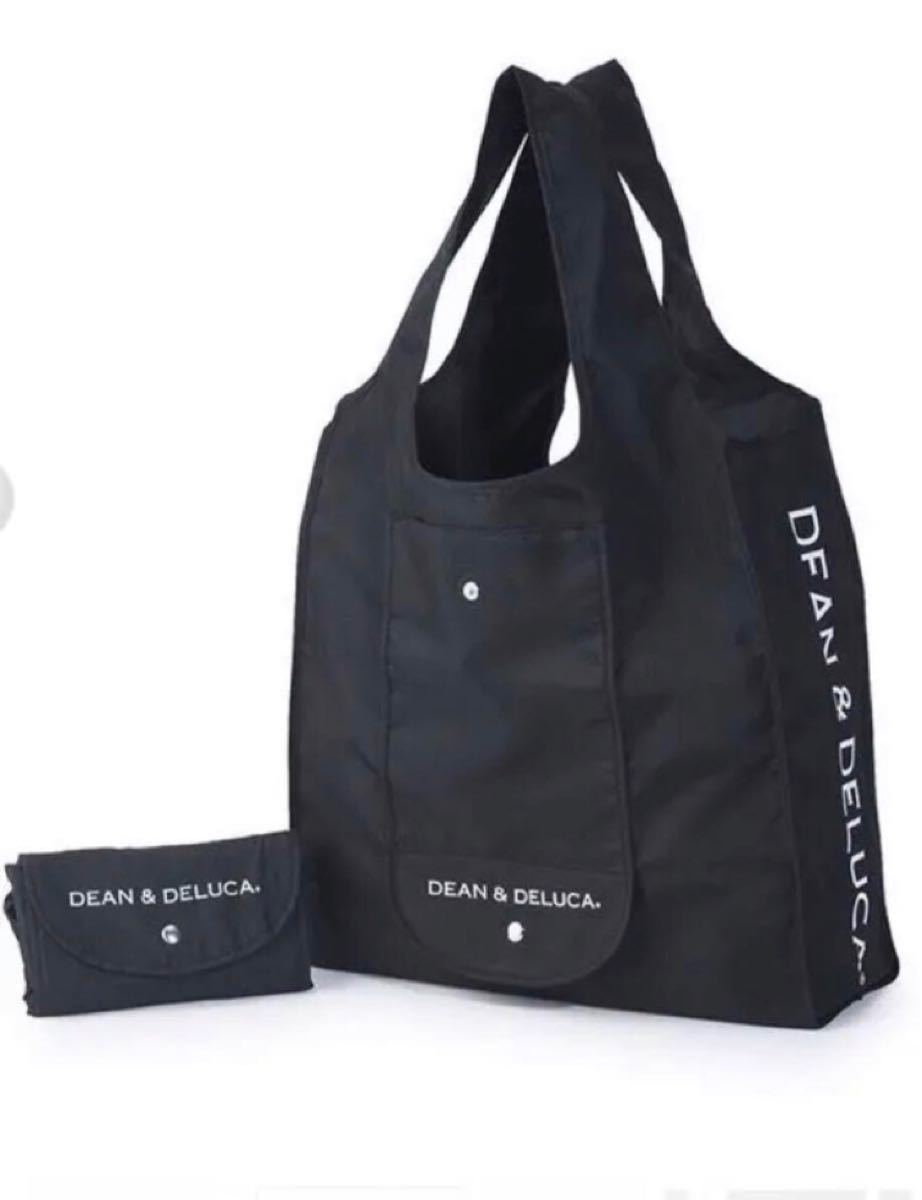 DEAN&DELUCA ショッピングバッグ エコバッグ 黒 ブラック