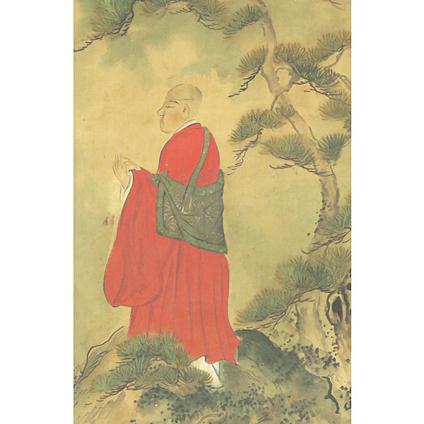 真作/田近竹邨/岩上白衣観音図/河野秋邨の桐極箱付/布袋屋掛軸HG-418 真作】//田近竹邨/岩上白衣観音図/河野秋邨の桐極箱付/布袋屋