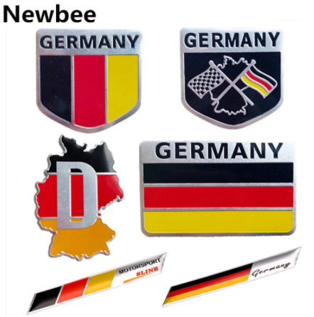 ヤフオク 3d ドイツ旗バッジ エンブレム 車 ステッカーデ