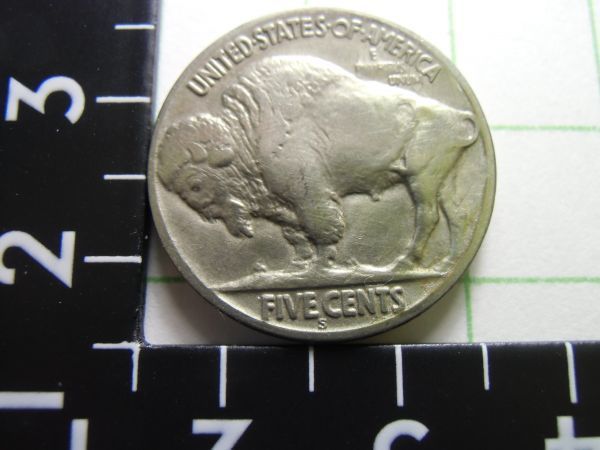 アメリカ バッファロー インディアン ５セント硬貨 1918年s　_画像2