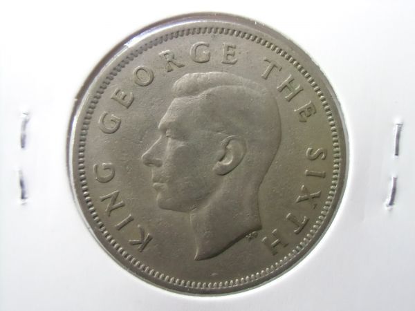 ニュージーランド　１９５０年　フローリン硬貨　_画像2