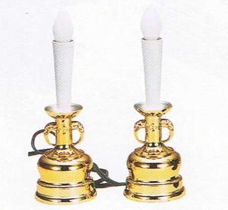  electric candle candle 2 ps establish small gold color 