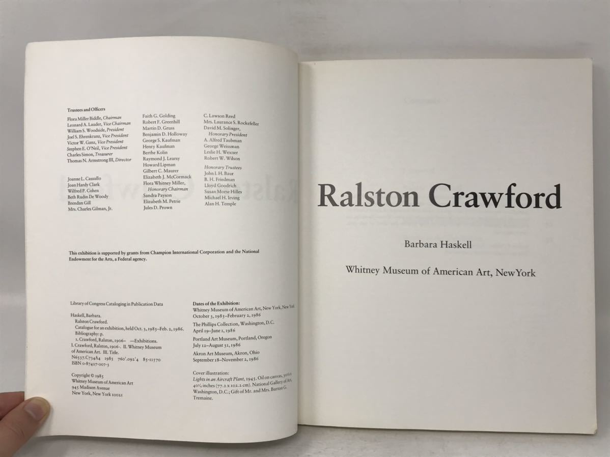 Ralston Crawfordlaru stone * black Ford work compilation N1865