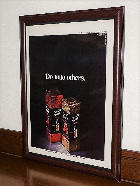 1968年 USA 洋書雑誌広告 額装品 J&B Scotch Whisky スコッチ ウイスキー ( A4サイズ )_画像1