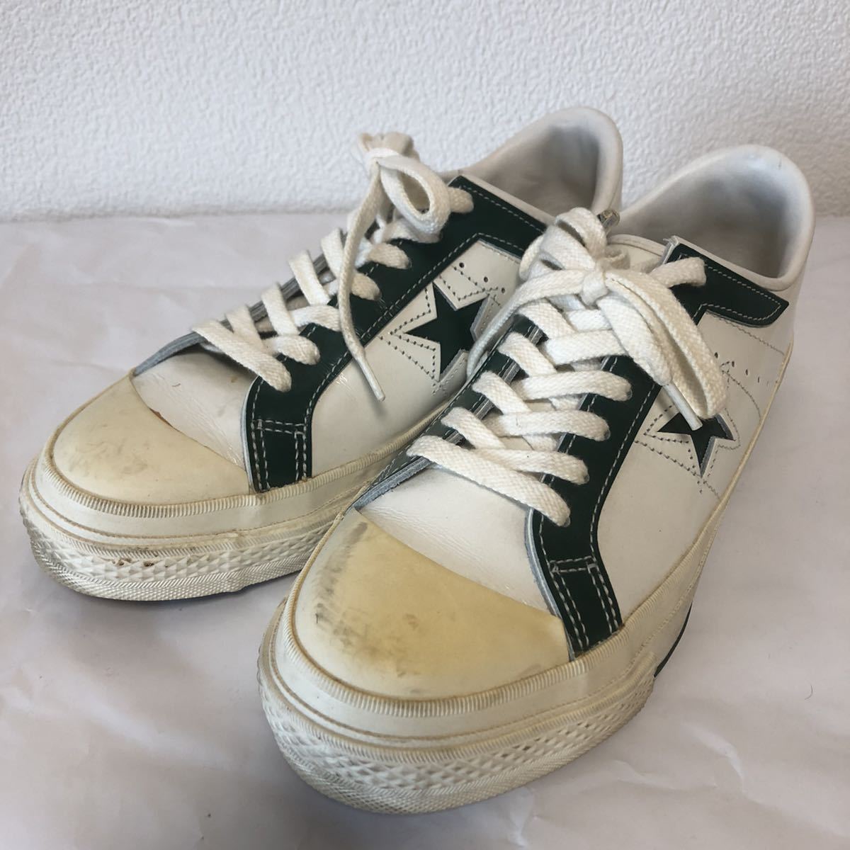 CONVERSE ONE STAR PROTO MODEL chuck taylor size 4 1/2(23cm相当) 日本製 90s vintage 希少 GOOD USED_画像1