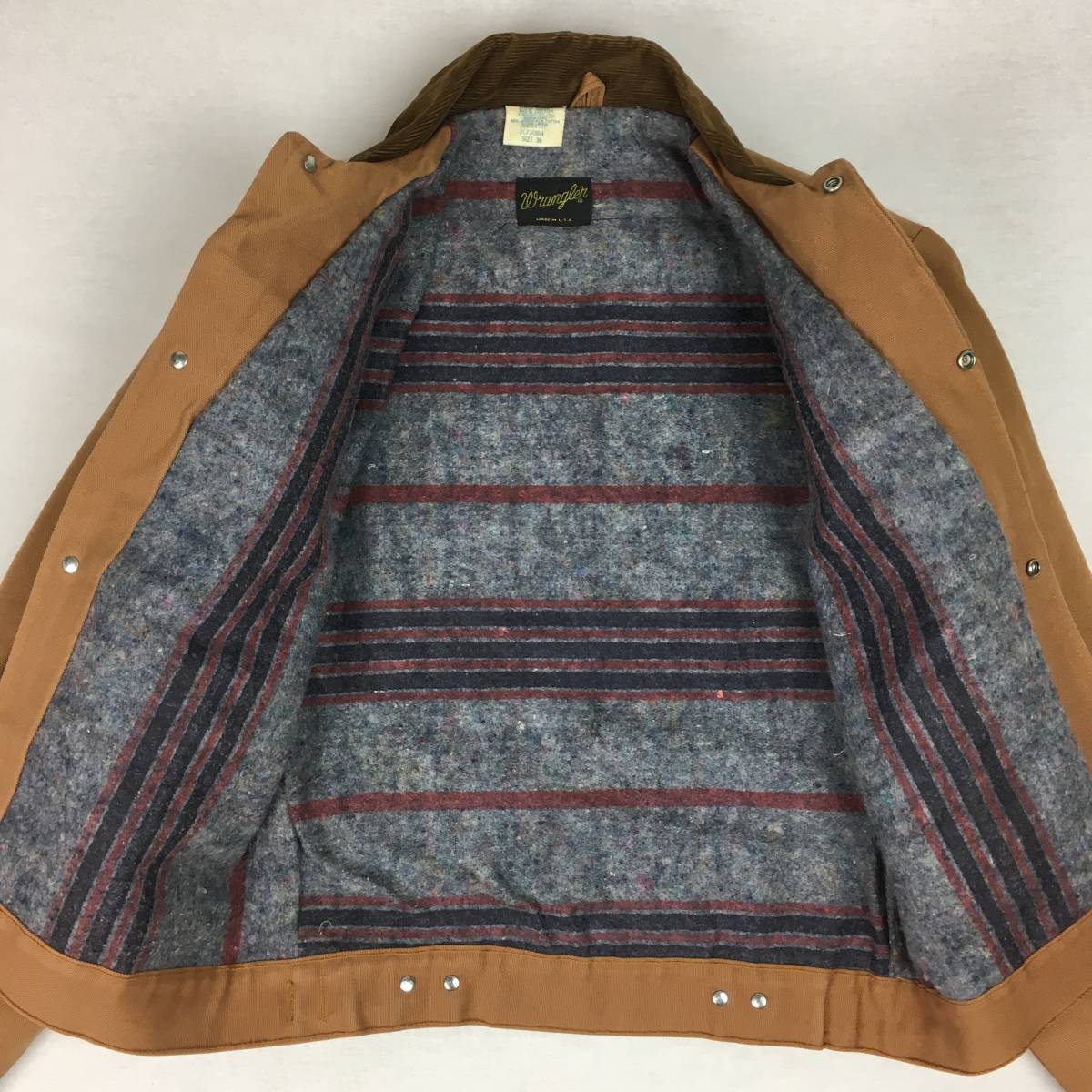 Wrangler JL730BN ダック地 裏地ブランケット サイズ42 米国製 neuroid