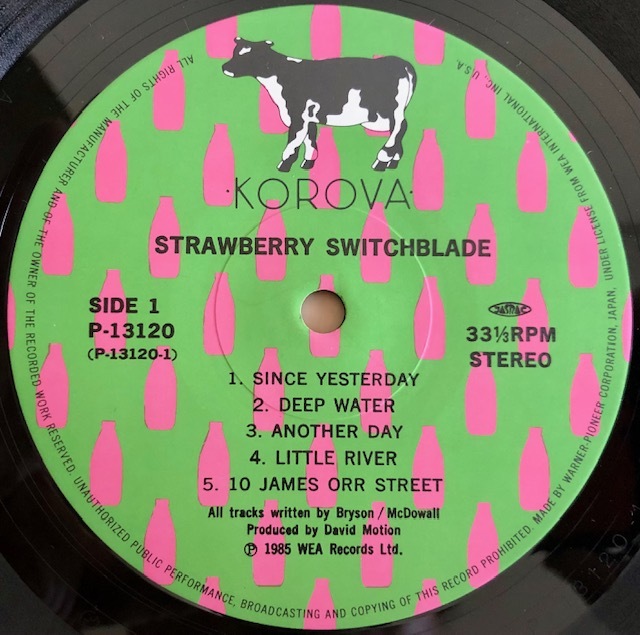 LP■NEW WAVE/STRAWBERRY SWITCHBLADE/S.T./KOROVA P-13120/国内85年ORIG 帯付 準美品/ふたりのイエスタデイ収/元祖ゴスロリ/GOTHIC LOLITAの画像4