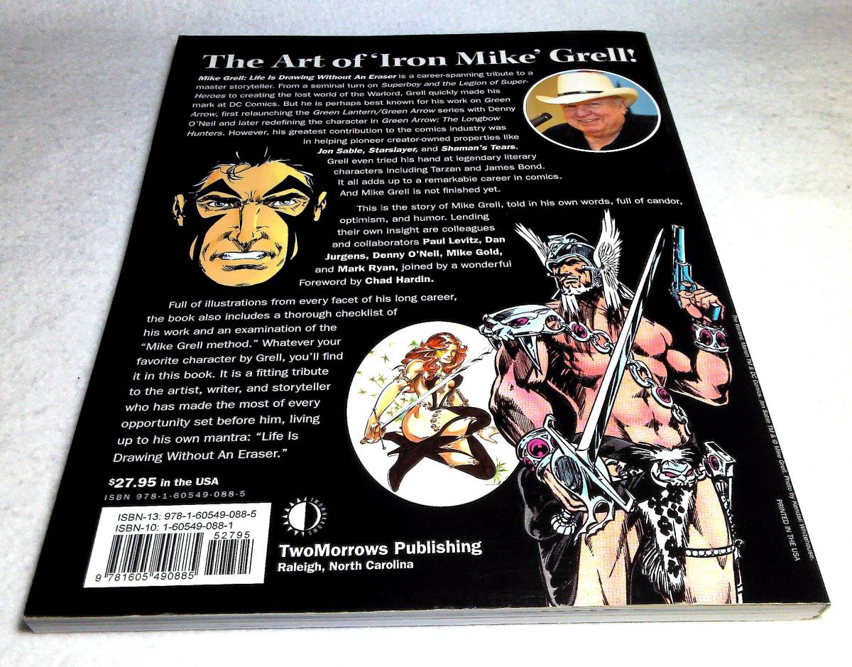 ＜洋書＞マイク・グレル　～アメコミ漫画家『MIKE GRELL: Life Is Drawing Without an Eraser』～DCコミックス等/グリーンランタンほか