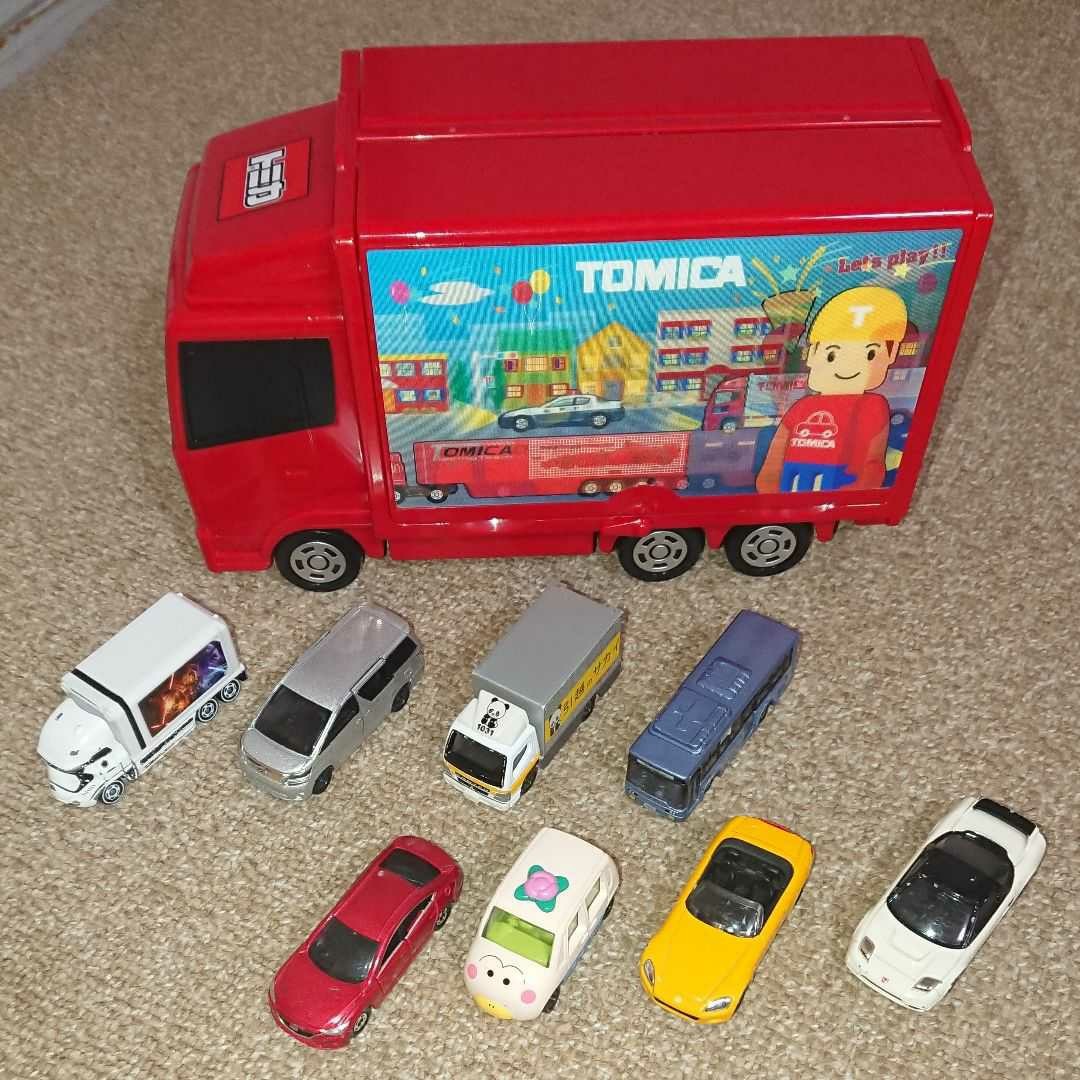 Paypayフリマ Tomica トミカ収納トラック トミカのミニカー セット売り まとめ売り Paypayフリマ Tomica トミカ収納トラック トミカのミニカー セット売り まとめ売り