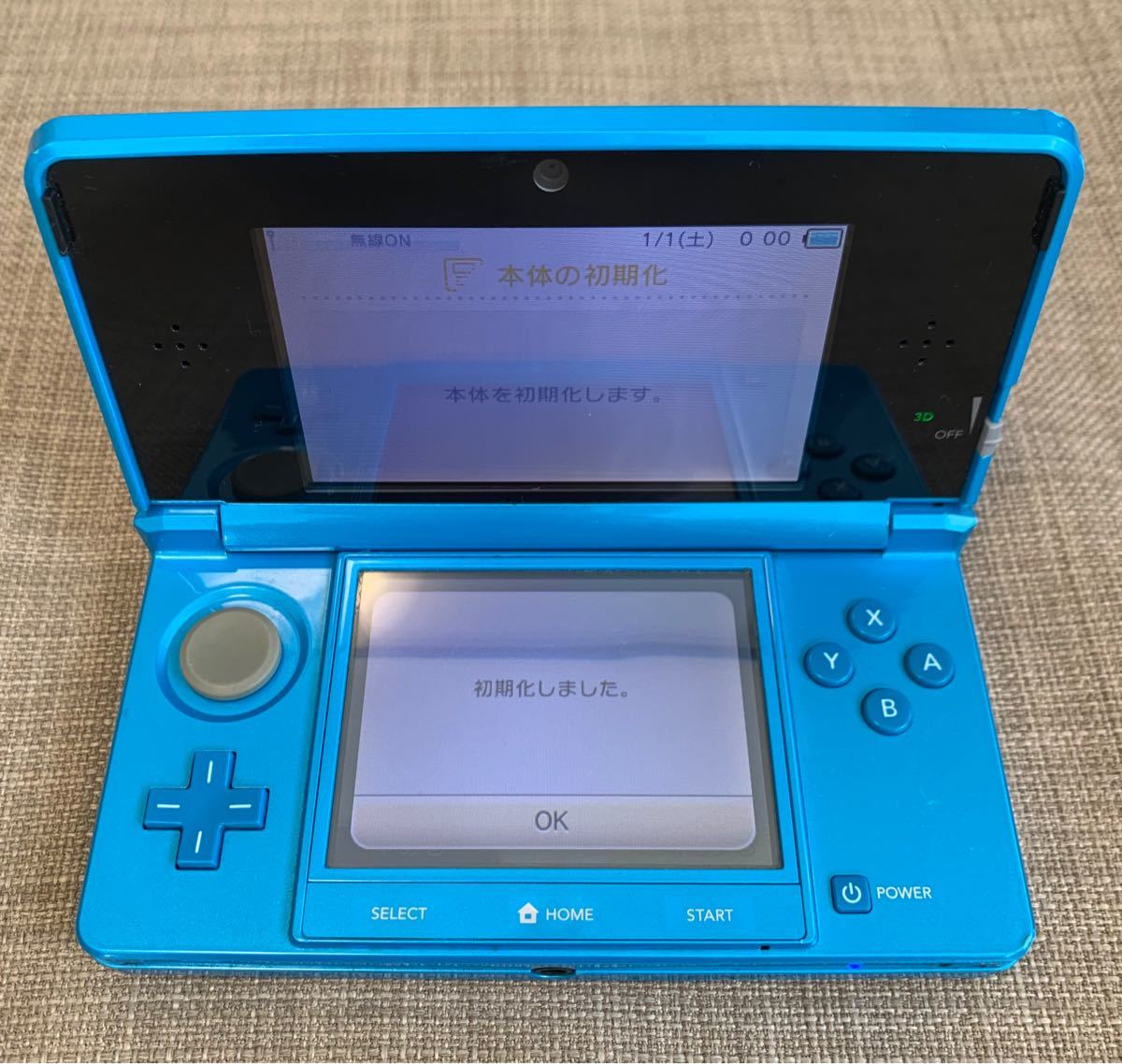 値下げしました！　任天堂　3DS本体ブルー　ゲームソフト8点　付属品有り　14点まとめて